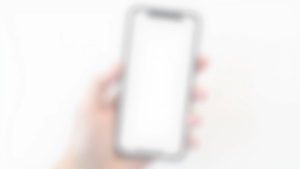 Smartphone-Bildschirm zeigt oben: Navigation mit Hamburger-Menü, große Überschrift, Bild darunter, Button unten, alles vertikal gestapelt